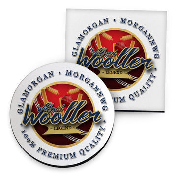 Glamorgan Wooller - Cricket Coaster - Circle or Square