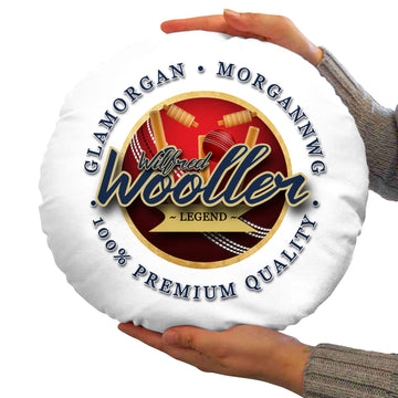 Glamorgan Cricket Wooller  - Legend Collection - Circle Cushion 14