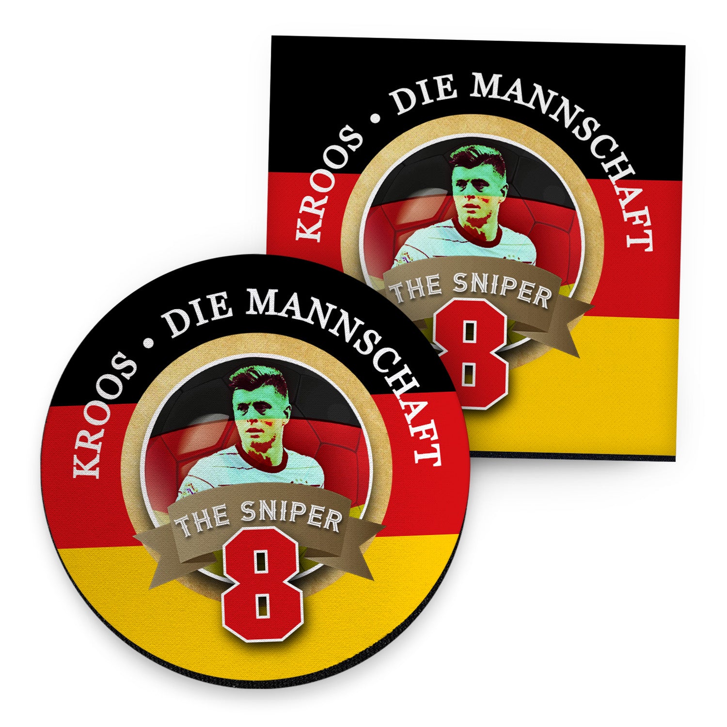 Germany Kroos - Coaster - Circle or Square