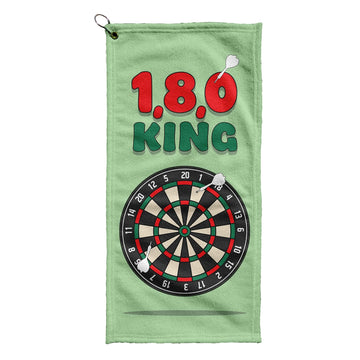 180 King - Funny Darts Golf Towel