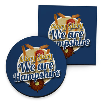 Hampshire Glory - Cricket Coaster - Circle or Square