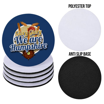 Hampshire Glory - Cricket Coaster - Circle or Square