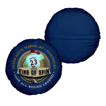 Hampshire Cricket Warne  - Legend Collection - Circle Cushion 14