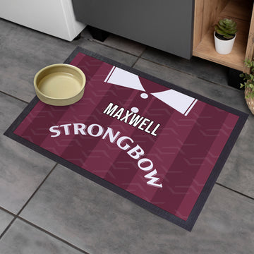 Heart of Midlothian 1997 Home Shirt - Personalised Retro Door Mat - 60cm x 40cm