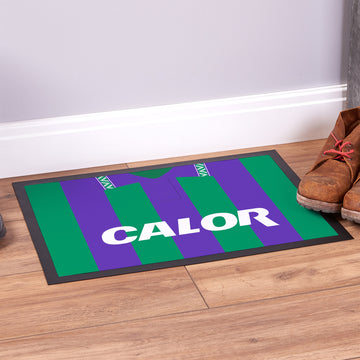 Hibernian 1994 Away Shirt - Personalised Retro Door Mat - 60cm x 40cm