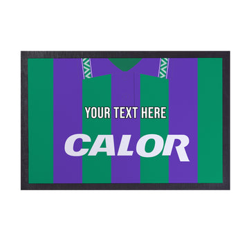 Hibernian 1994 Away Shirt - Personalised Retro Door Mat - 60cm x 40cm