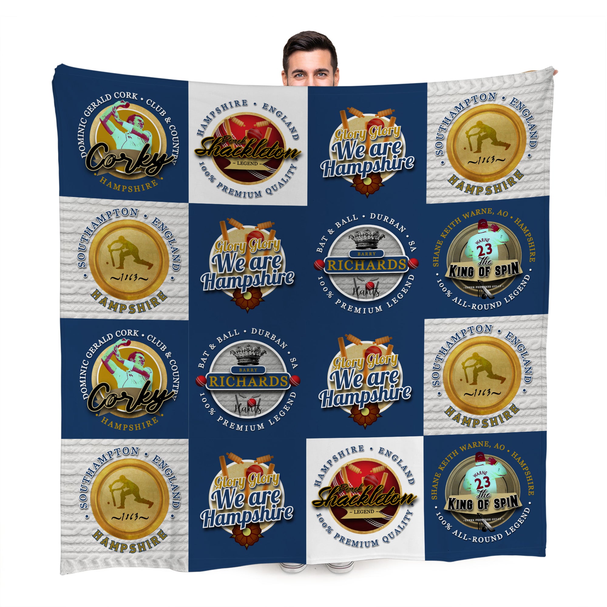 Hampshire - Legend Collection - Fleece Blanket 150cm X 150cm