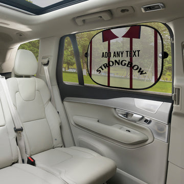 Heart of Midlothian 1994 Away Shirt - Personalised Retro Football Car Sun Shade - Set of 2