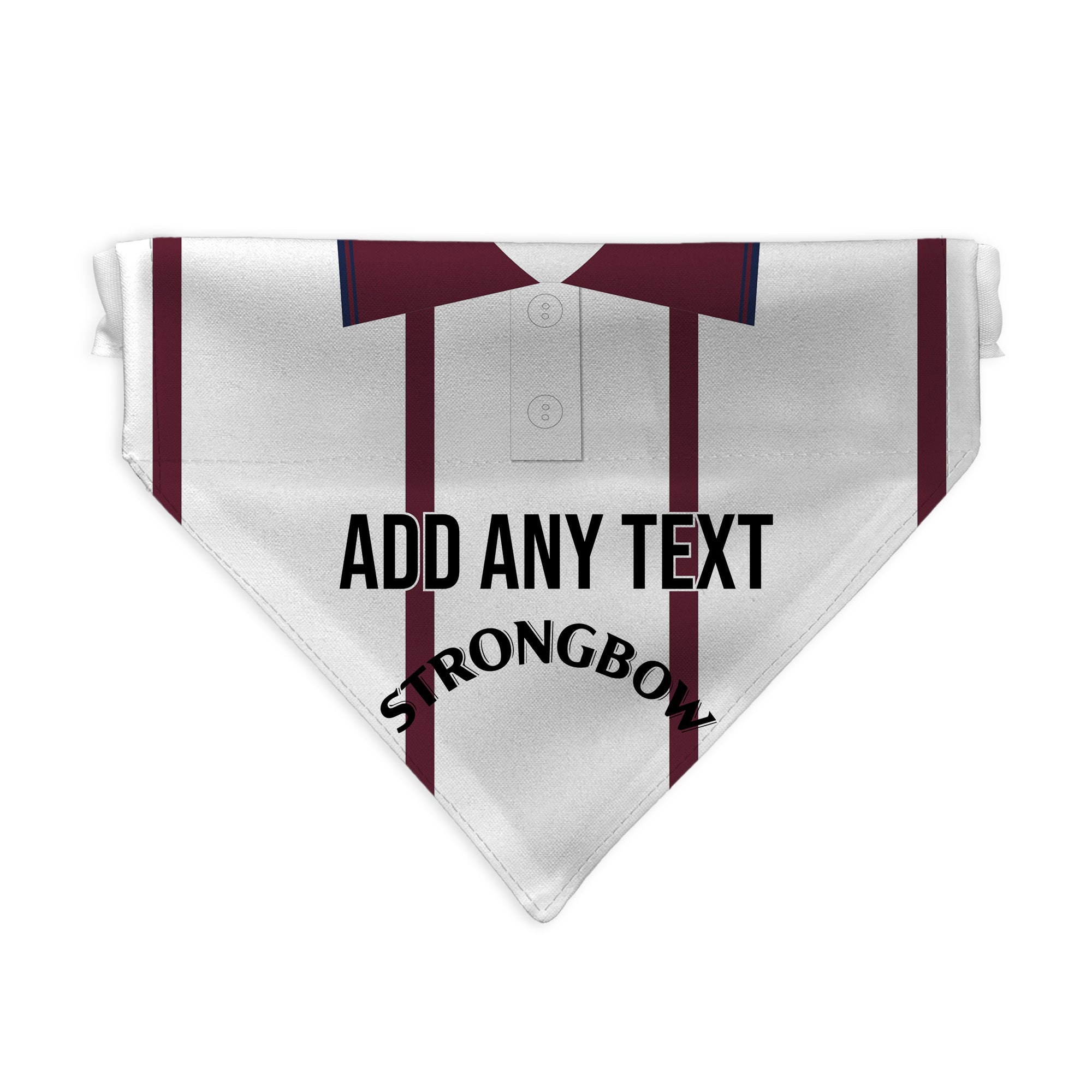 The Jam Tarts 1994 Away Shirt - Personalised Pet Bandana - 4 Sizes