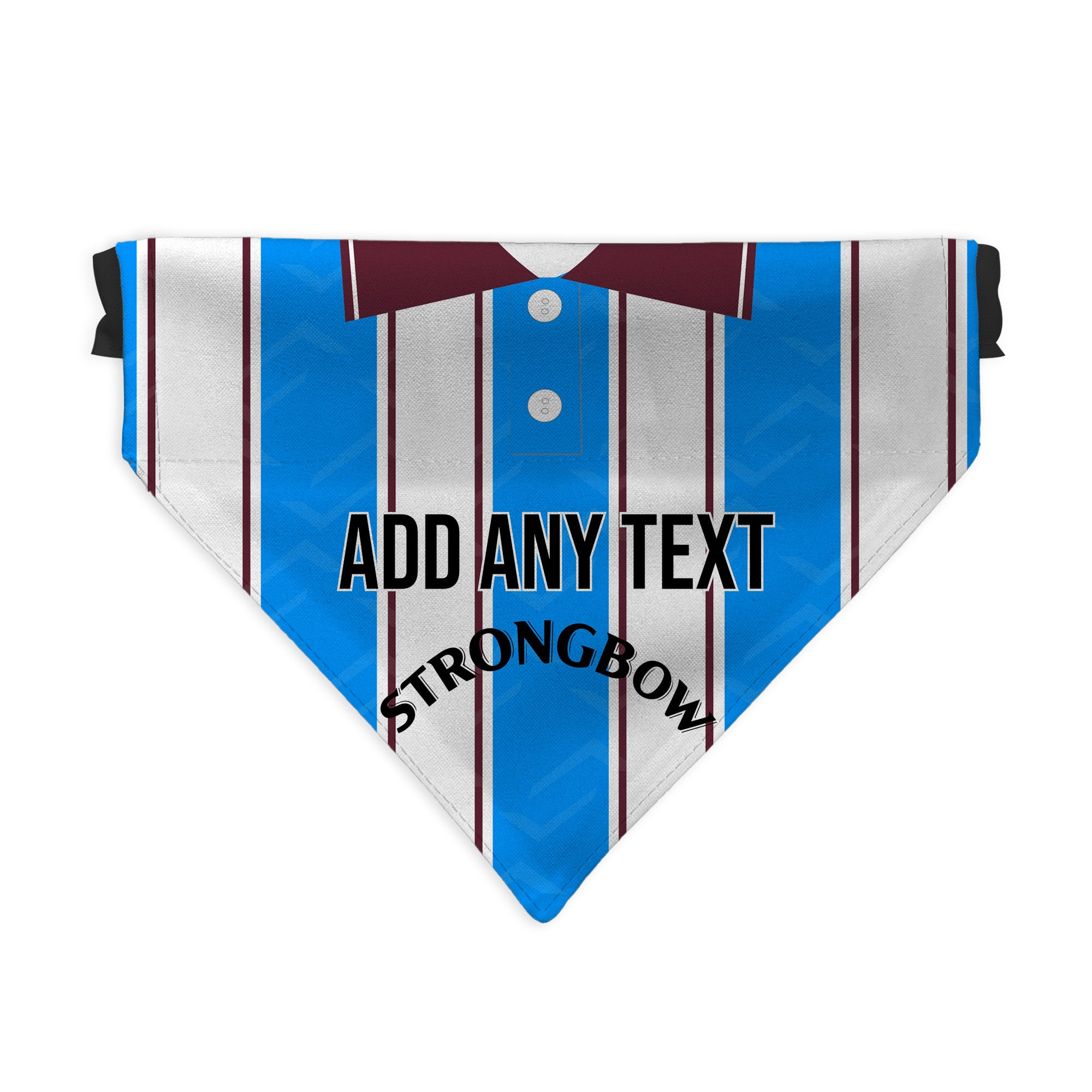 The Jam Tarts 1995 Away Shirt - Personalised Pet Bandana - 4 Sizes