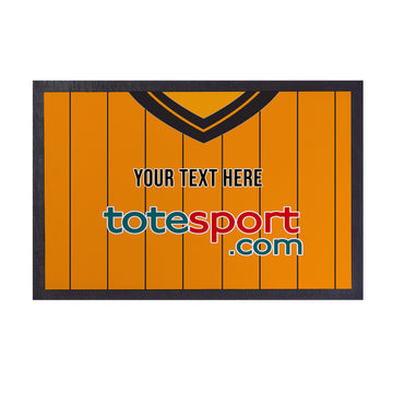 Hull - 2009 Home Shirt - Personalised Retro Door Mat - 60cm x 40cm