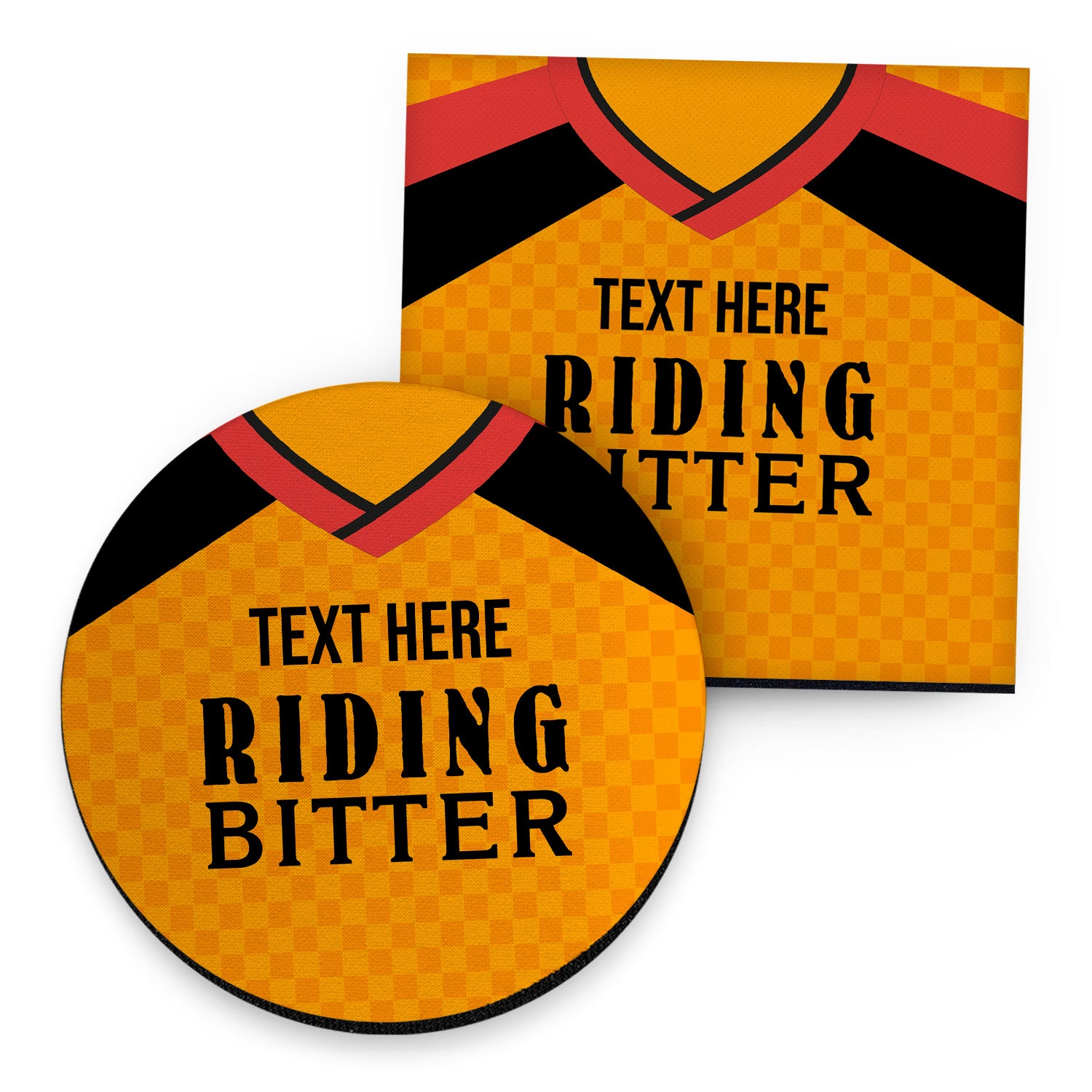 Hull 1998 Home Shirt - Personalised Drink Coaster - Square Or Circle