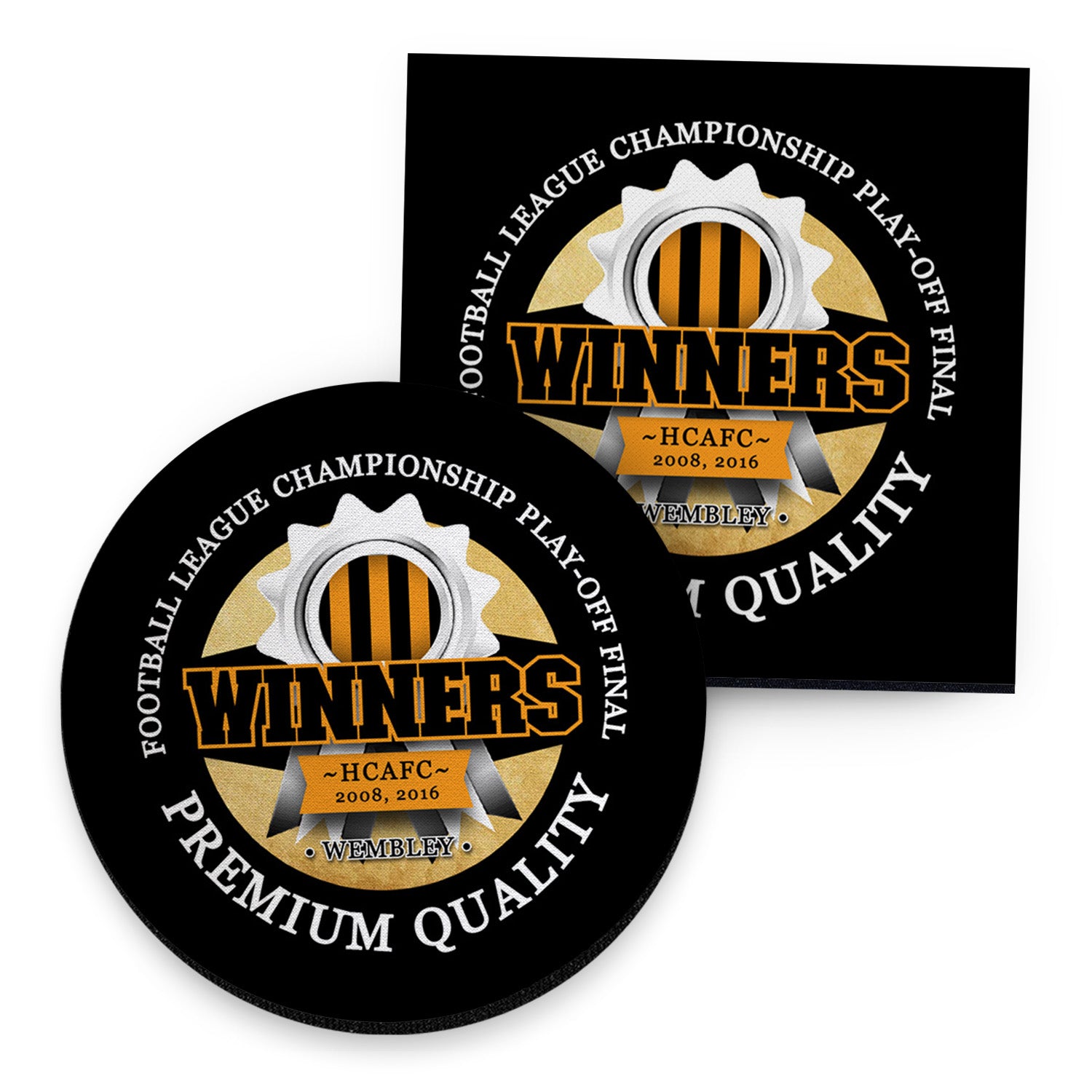 Hull Playoff - Football Coaster - Square Or Circle