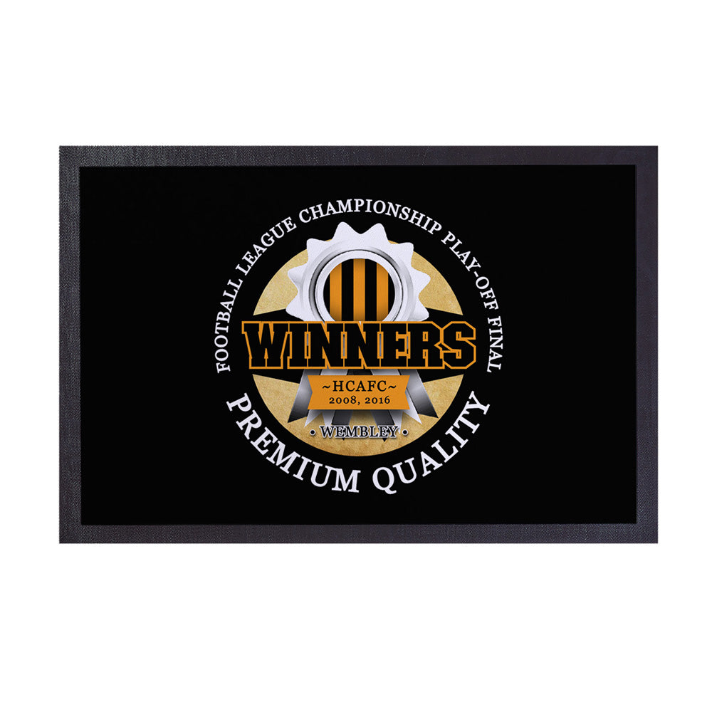 Hull Playoff  - Football Legends - Door Mat -60cm X 40cm