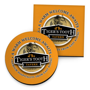 Hull Tigers - Football Coaster - Square Or Circle