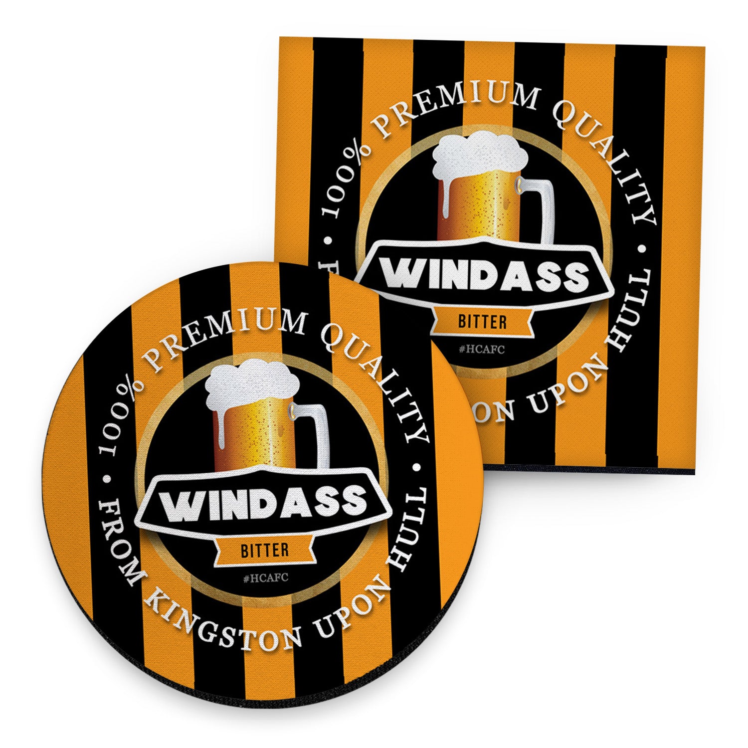 Hull Windass - Football Coaster - Square Or Circle