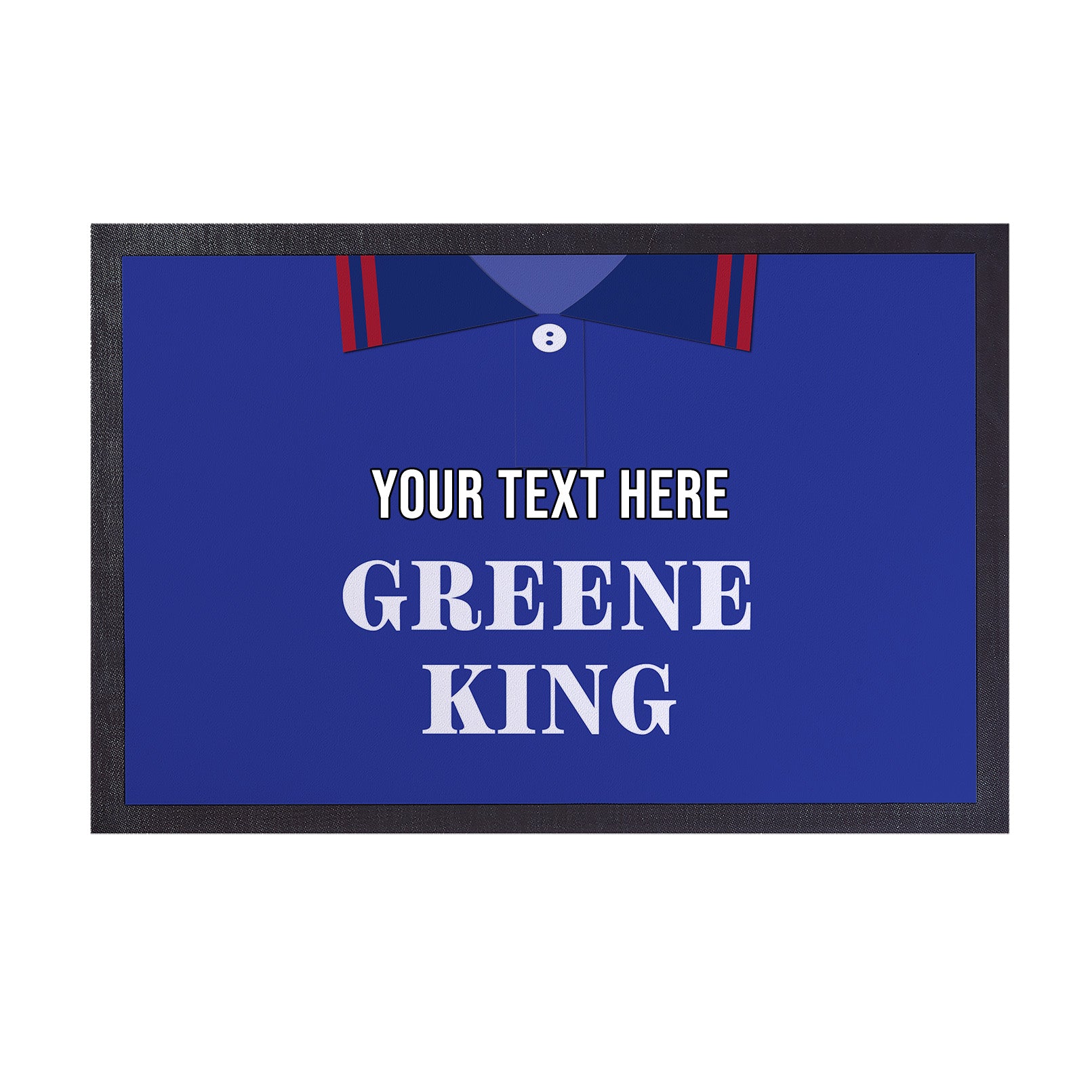 Ipswich 1996 Home Shirt - Personalised Retro Door Mat - 60cm x 40cm