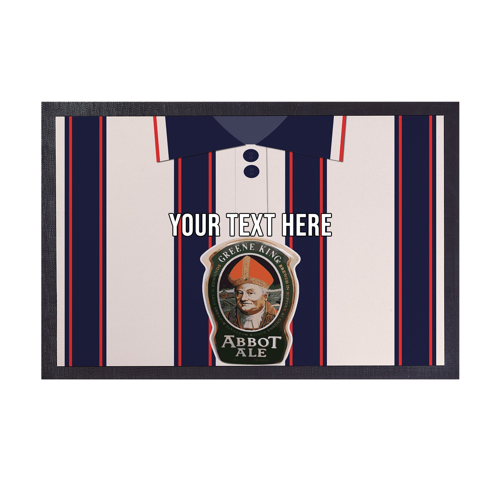 Ipswich 1997 Away Shirt - Personalised Retro Door Mat - 60cm x 40cm