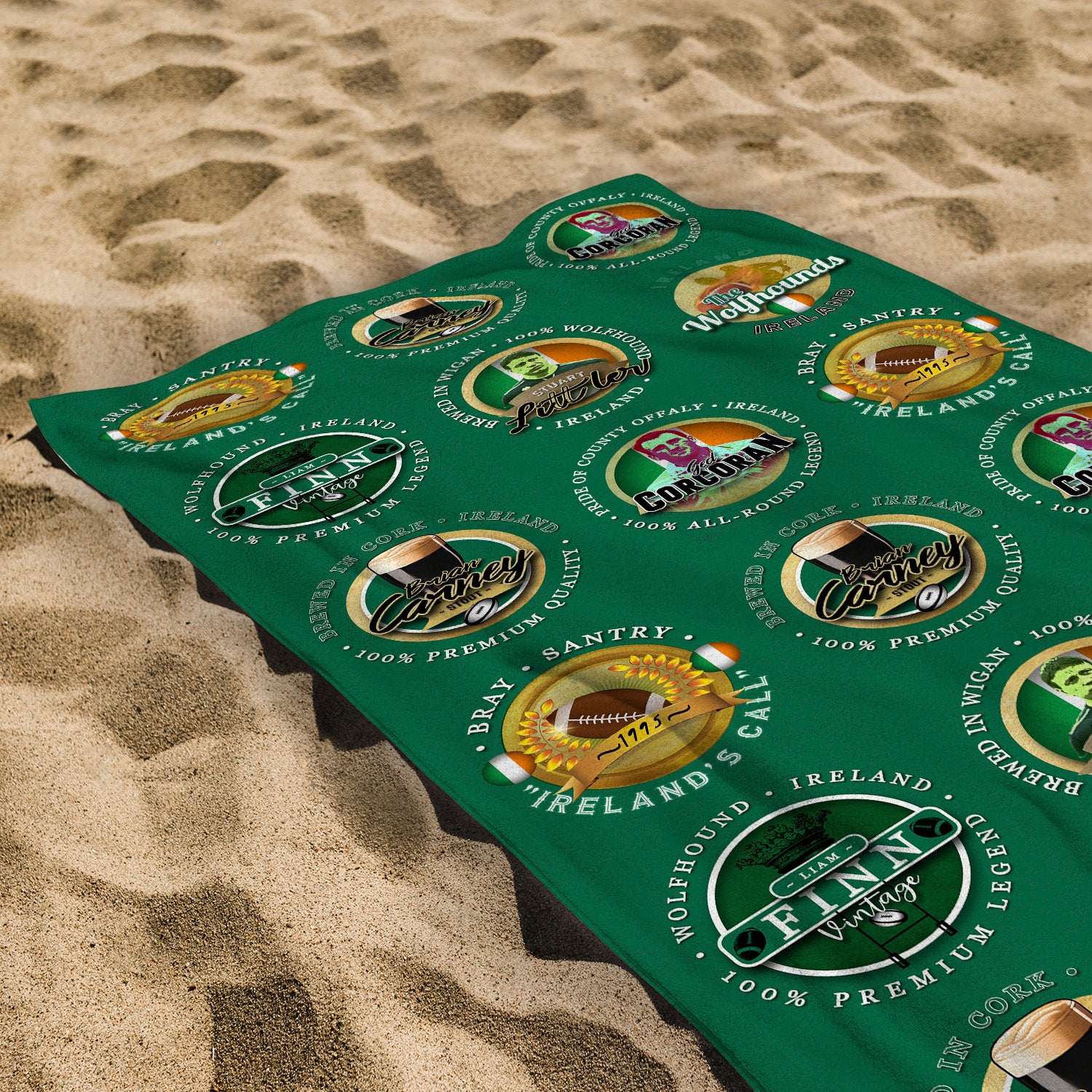 Ireland Rugby League - Legend Collection - Beach Towel