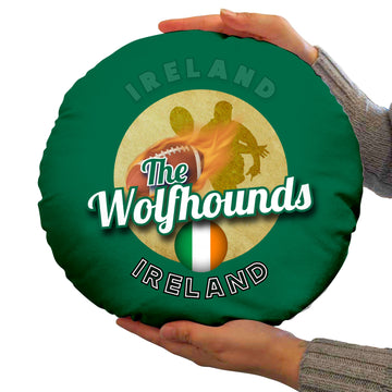 Ireland Rugby League Wolfhounds  - Legend Collection - Circle Cushion 14"