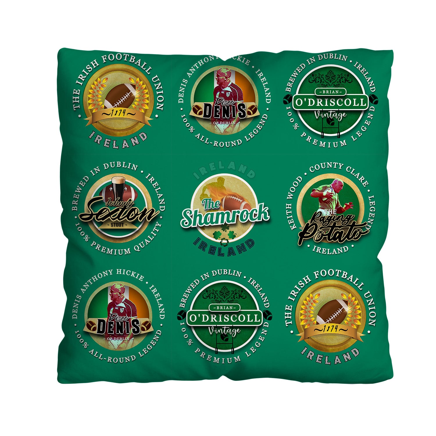 Ireland Rugby Union  - Cushion - Two Sizes