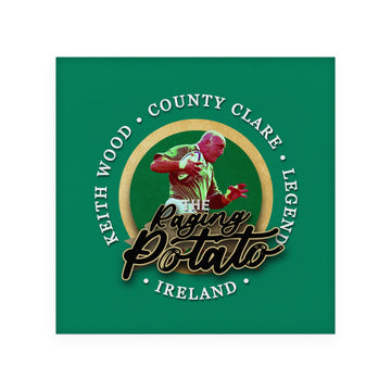 Ireland Rugby Union Potato - Coaster - Circle or Square