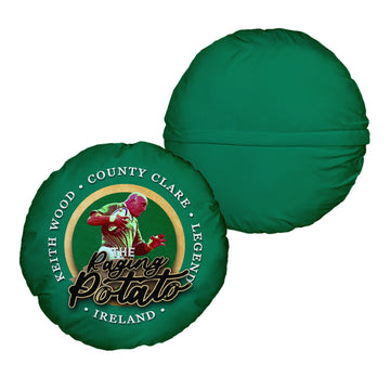 Ireland Rugby Union Potato  - Legend Collection - Circle Cushion 14