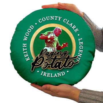 Ireland Rugby Union Potato  - Legend Collection - Circle Cushion 14