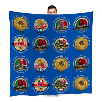 Italy Rugby Union - Legend Collection - Fleece Blanket 150cm X 150cm