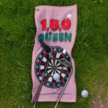 180 Queen - Funny Darts Golf Towel