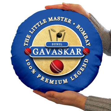 India Gavaskar  - Legend Collection - Circle Cushion 14