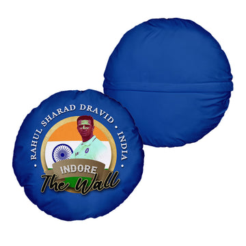 India Rahul Dravid  - Legend Collection - Circle Cushion 14