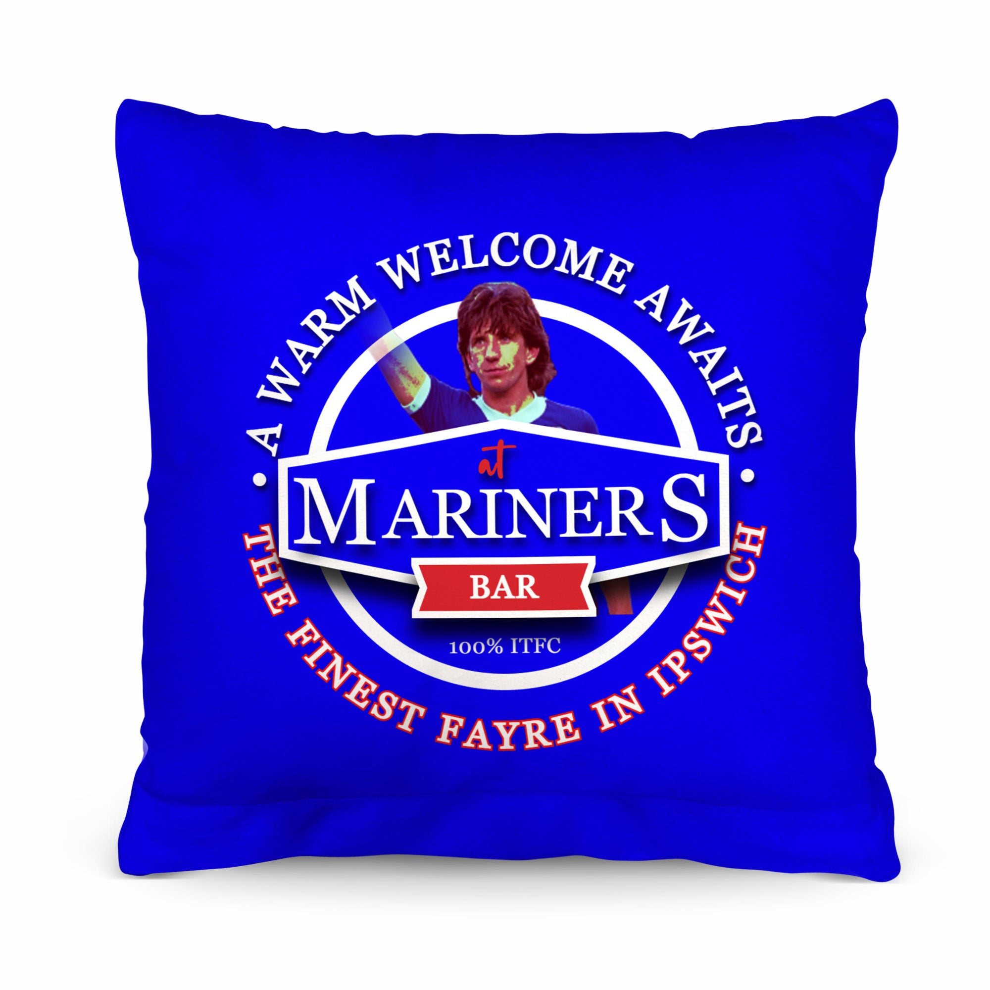 Ipswich Paul Mariner - Football Legends - Cushion 10"