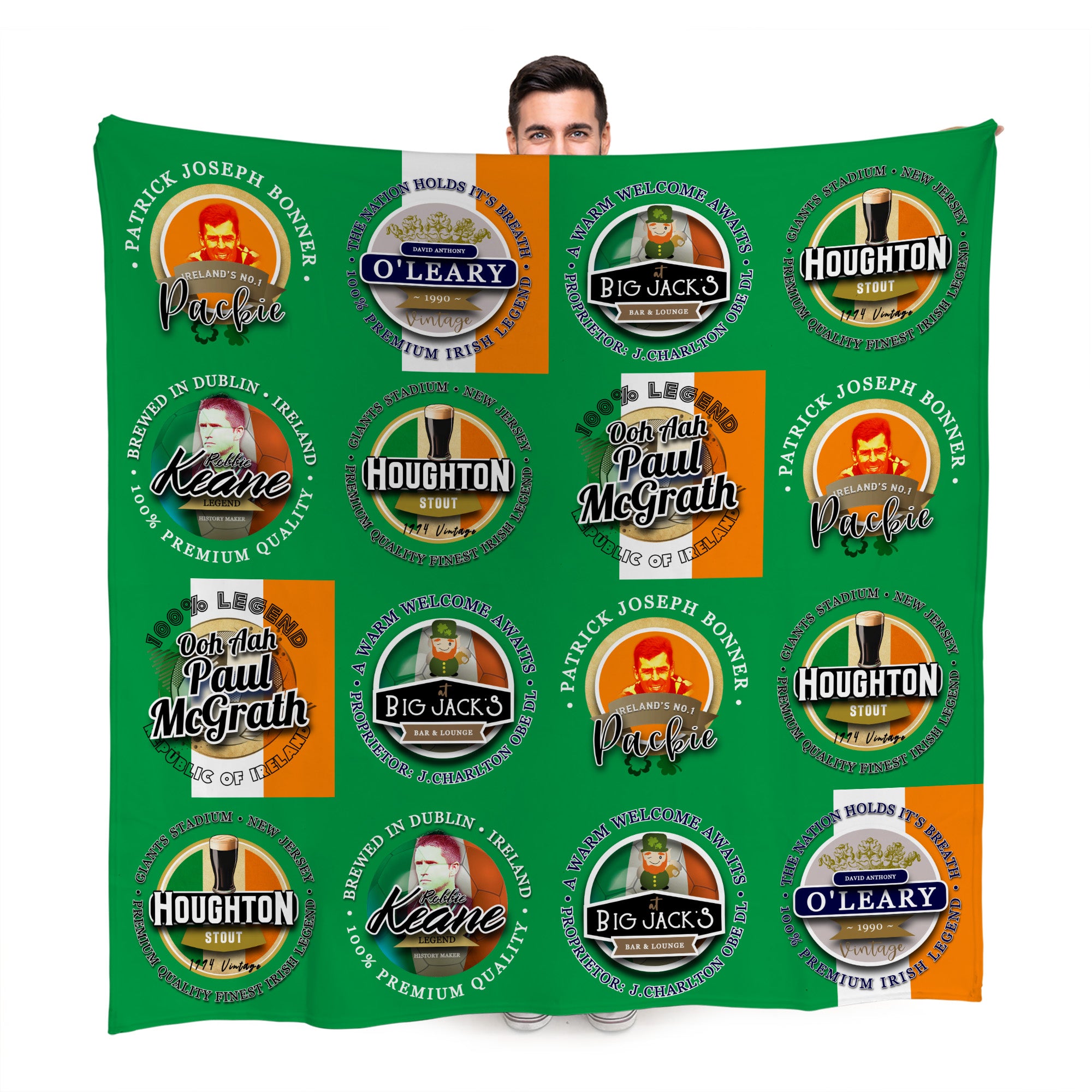 Ireland - Legend Collection - Fleece Blanket 150cm X 150cm