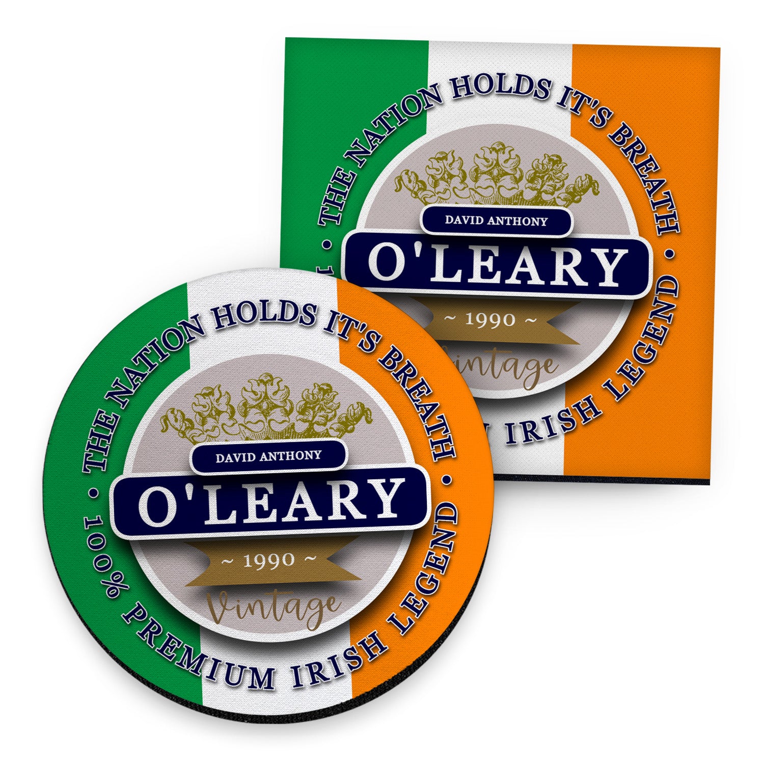 Ireland O'Leary - Coaster - Circle or Square