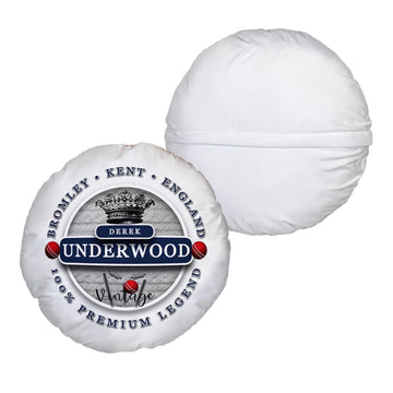 Kent Cricket Underwood  - Legend Collection - Circle Cushion 14