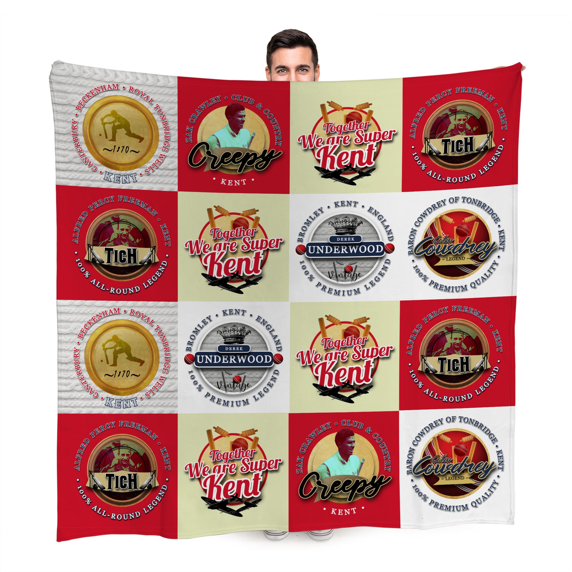 Kent - Legend Collection - Fleece Blanket 150cm X 150cm