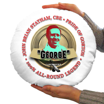 Lancashire Cricket George  - Legend Collection - Circle Cushion 14