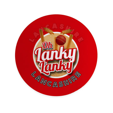 Lancashire Lanky - Cricket Coaster - Circle or Square