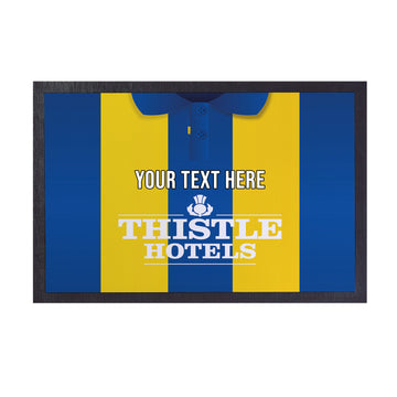 Leeds 1994 Away Shirt - Personalised Retro Door Mat - 60cm x 40cm