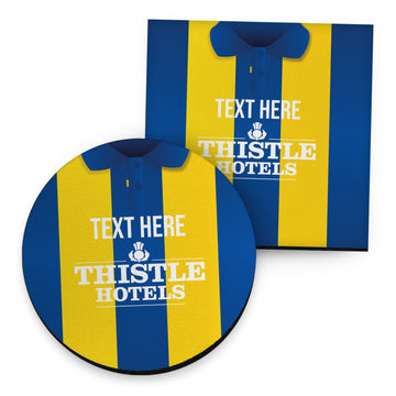 Leeds 1994 Away Shirt - Personalised Drink Coaster - Square Or Circle
