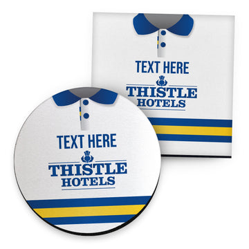 Leeds 1994 Home Shirt - Personalised Drink Coaster - Square Or Circle