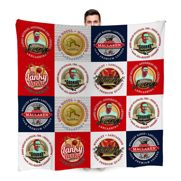 Lancashire - Legend Collection - Fleece Blanket 150cm X 150cm