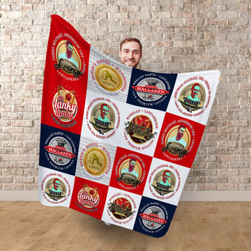 Lancashire - Legend Collection - Fleece Blanket 150cm X 150cm