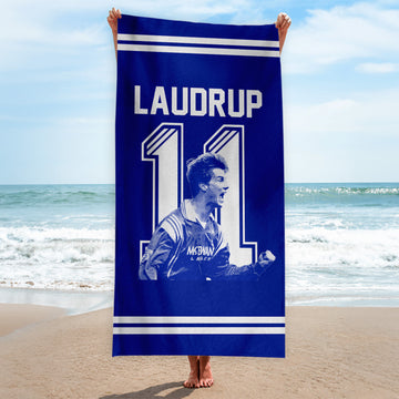 Rangers - Laudrup 11 - Beach Towel - 150cm x 75cm