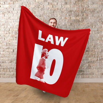 Manchester Red - Law 10 - Fleece 150cm X 150cm