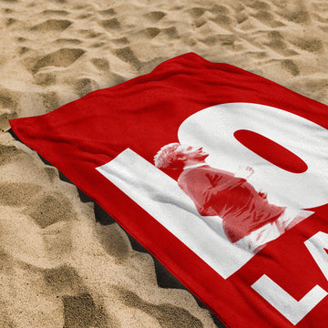 Manchester Red - Law 10 - Beach Towel - 150cm x 75cm