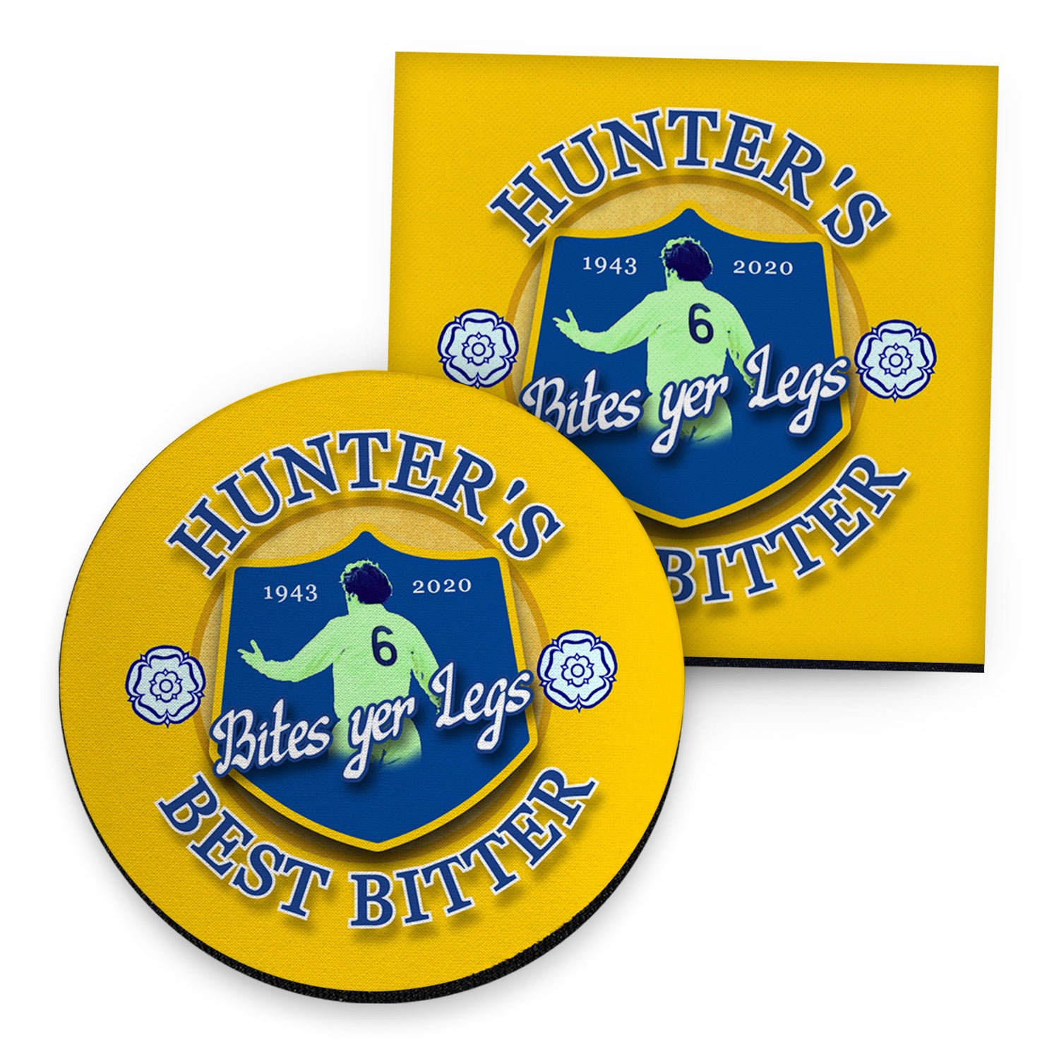 Leeds Hunter- Football Coaster - Square Or Circle