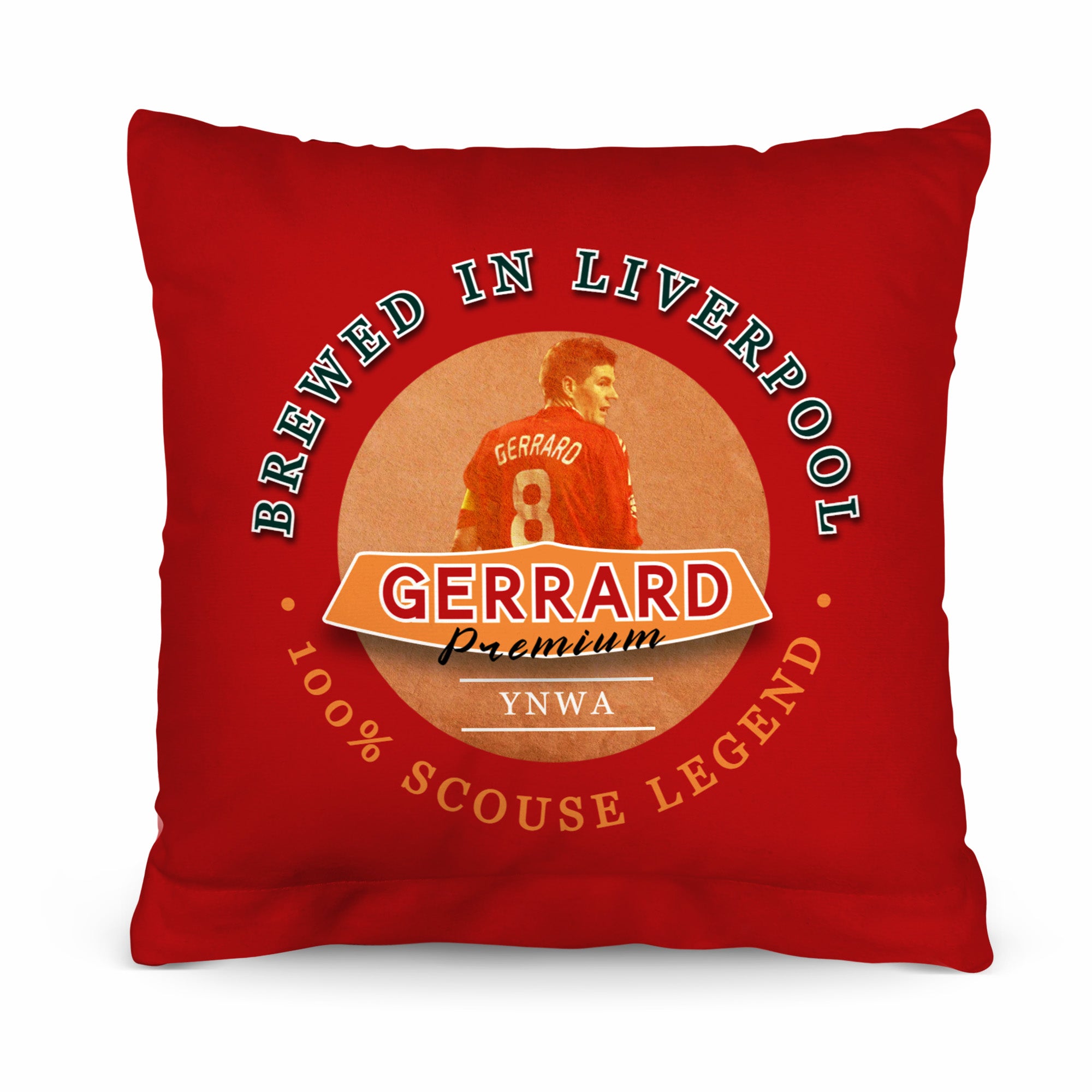 Liverpool Gerrard - Football Legends - Cushion 10"