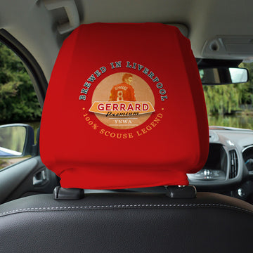 Liverpool Gerrard - Football Legends - Headrest Cover